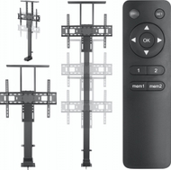 Stendë TV Driak Electric Lift, mobile, deri 80", 60kg, e zezë
