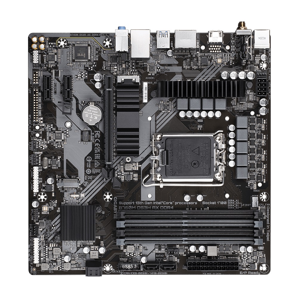 Pllakë amë GIGABYTE B760M DS3H AX DDR4