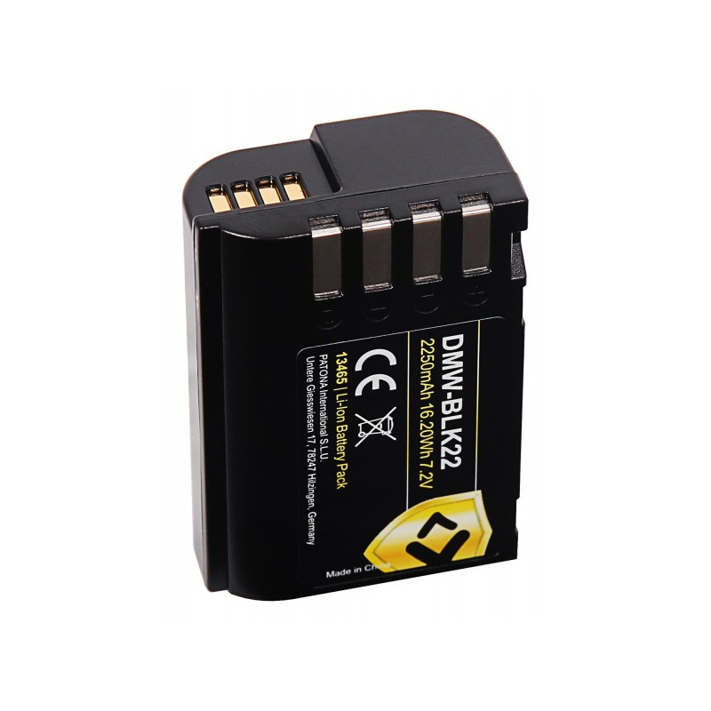 PATONA PROTECT Battery f. Panasonic DMW-BLK22