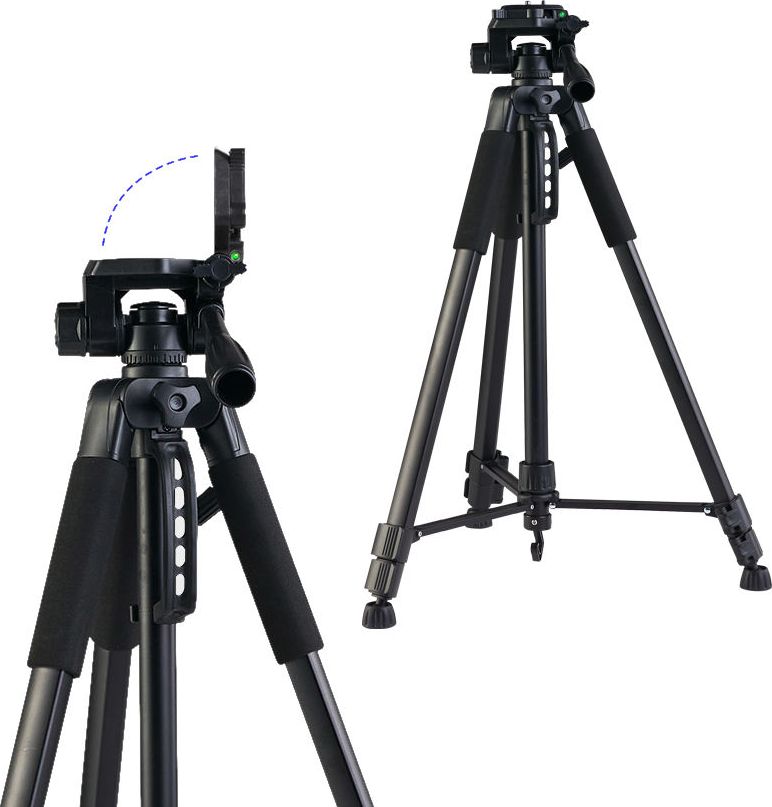 Tripod fotografik Mozos SF Pro, 170cm, alumini, i zi