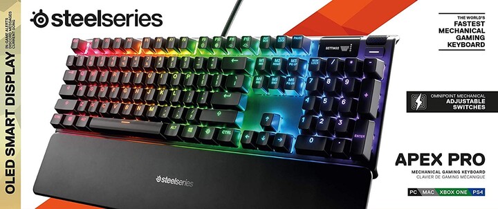 Tastierë Steelseries Apex Pro, OmniPoint, US
