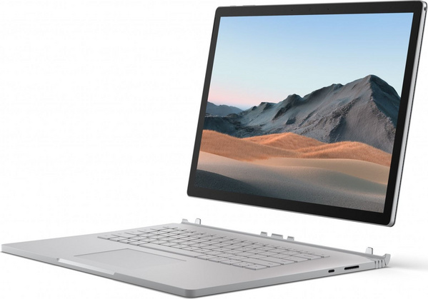 Laptop Microsoft Surface Book3 13, 13.5", 16GB RAM, 256GB SSD, Core i7-1065G7, Intel Iris Plus Graphics G7/NVIDIA GeForce GTX 1650, platin