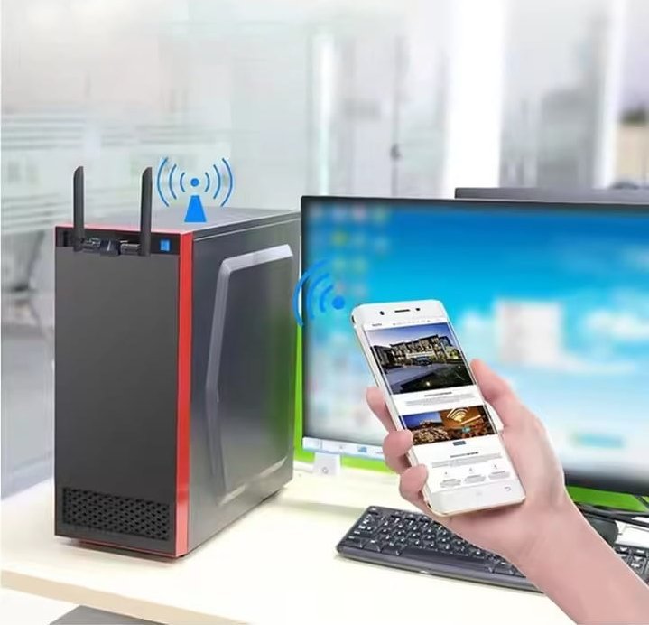 WiFi адаптер Zenwire WD-4605AC, USB 3.0, 1300 Mbps, со надворешни антени