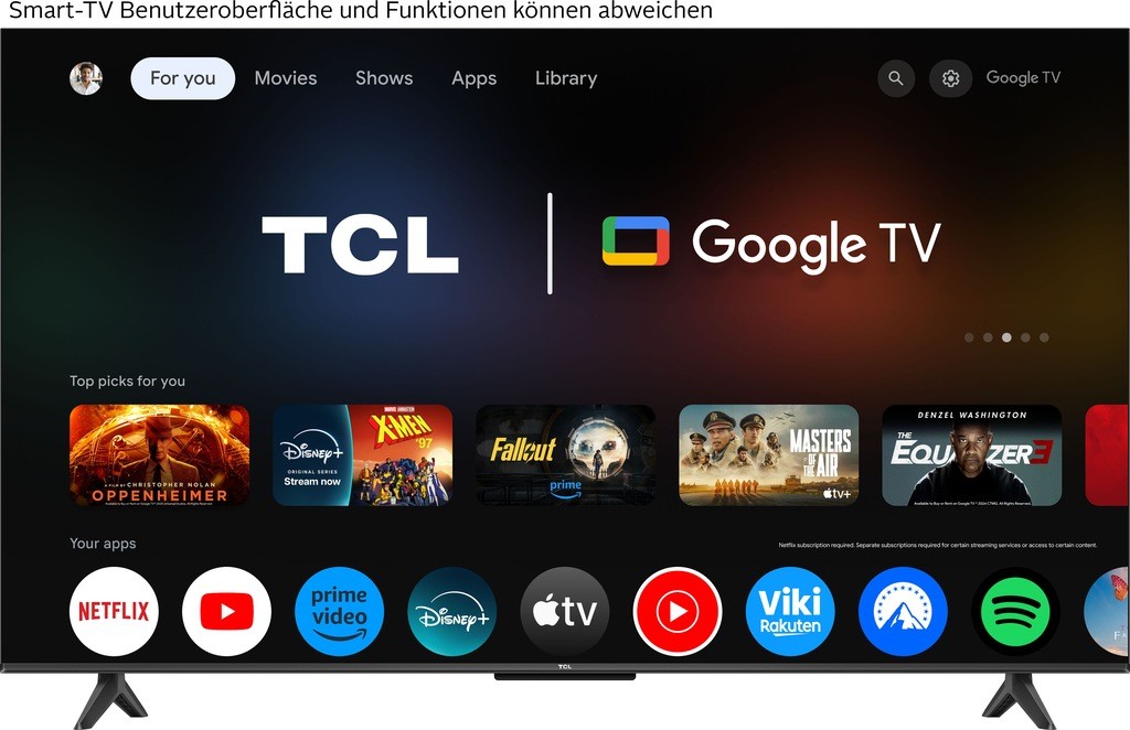 Televizor TCL 50V6CX1, 50", 4K Ultra HD, Google TV, i zi