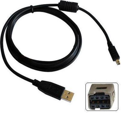 Kabllo Logo 2.0 MINOLTA, A-8pin, M/M, 1.8m, e zezë