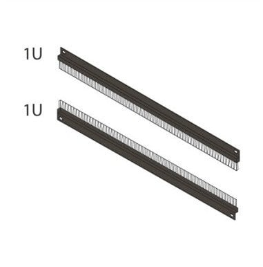 Aksesor për kabinet rack Schroff BUERST.LEI.1HE, hyrje kabllosh 1U, gri