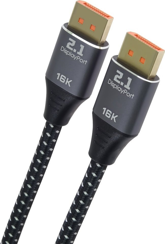 Kабел DisplayPort PREMIUMCORD kport11-02, DisplayPort 2.1, до 16K 60Hz 8K 120Hz, црн