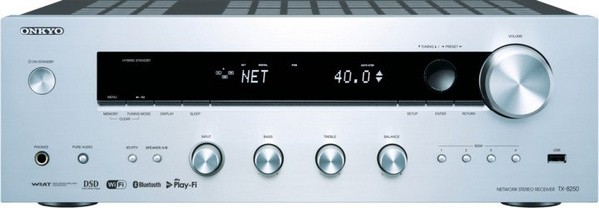 Radio Onkyo TX-8250, e argjendtë