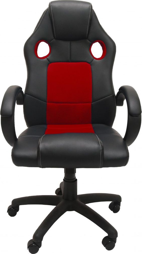 Karrige zyre gaming Topeshop ENZO, ergonomike, e kuqe e zezë