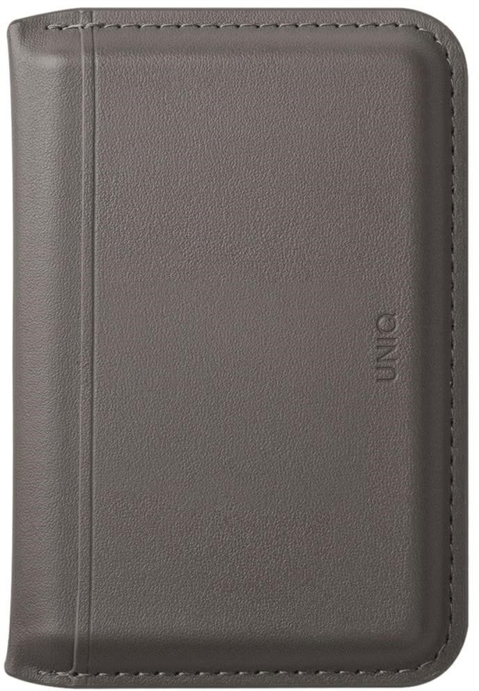 Portofol magnetik për telefon UNIQ Lyden DS, MagSafe, RFID, gri