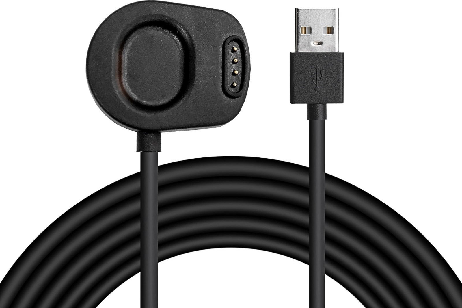 Kabllo karikimi Akyga AK-SW-55, USB, 1m, për Suunto 7, e zezë