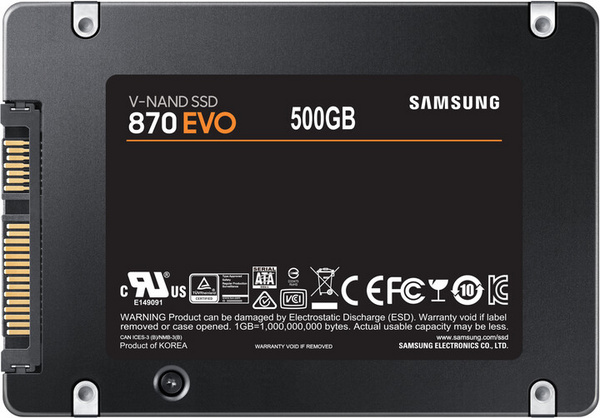 Диск SSD Samsung 870 EVO, 2.5" - 500GB