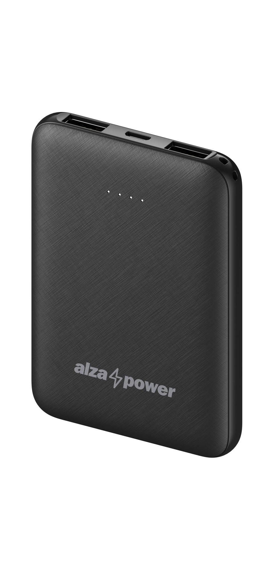 Power bank AlzaPower Onyx, 5000mAh, 2x USB A, i zi