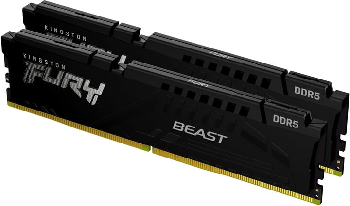RAM меморија Kingston Fury Beast Black 32GB (2x16GB) DDR5 5600 CL40
