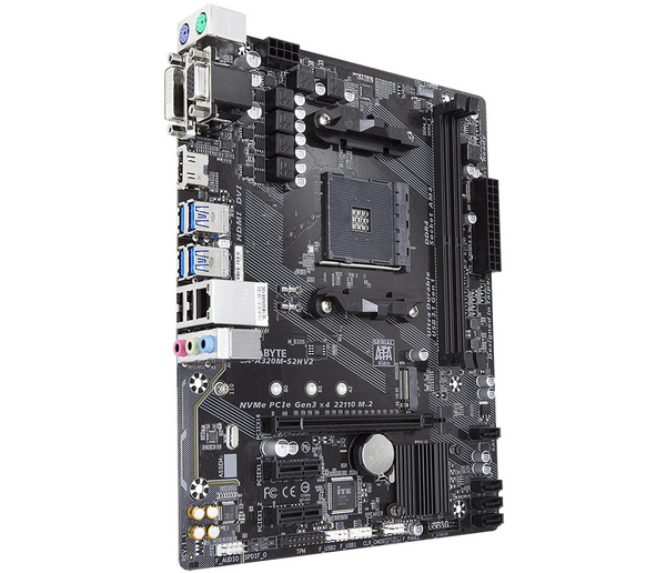Pllakë amë Gigabyte GA-A320M-S2H V2 (rev. 1.1) AMD B350 Socket AM4 micro ATX