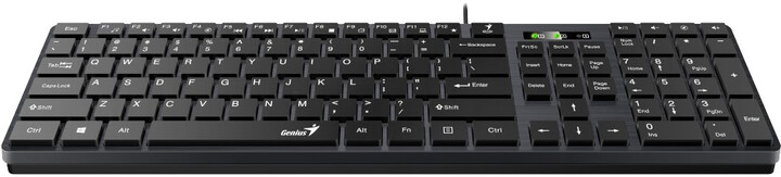 Tastierë Genius SlimStar 126, e zezë