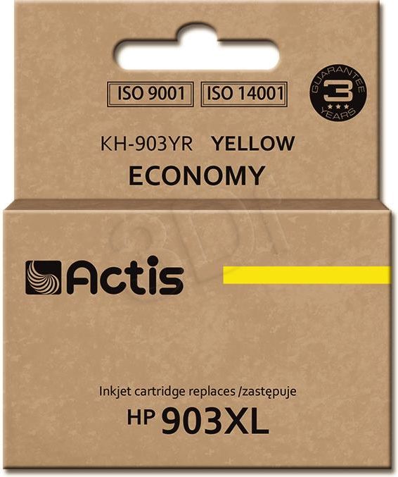 Боја Actis Ink KH-903YR / HP 903XL T6M11AE, жолта