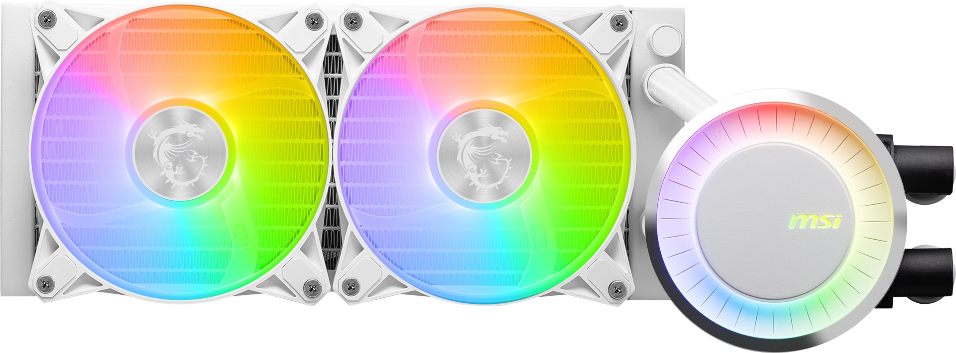 Ftohës me ujë MSI MAG CoreLiquid E240, 277x119mm, i bardhë