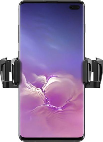 Mbajtëse telefoni veture Spigen Click.R 000CP26265, montim në grilë ventilimi, rrotullim 360°, e zezë