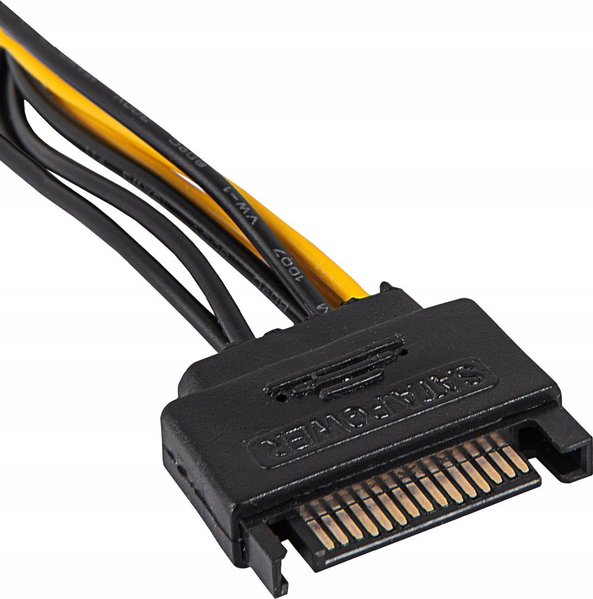 Kabllo adapteri brendshëm Akyga AK-CA-80, SATA në PCI-E 6+2 pin, 15cm