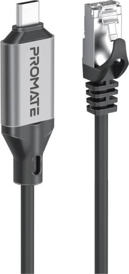 Adaptor USB C në Gigabit Ethernet Clink RJ45, kabllo, i zi