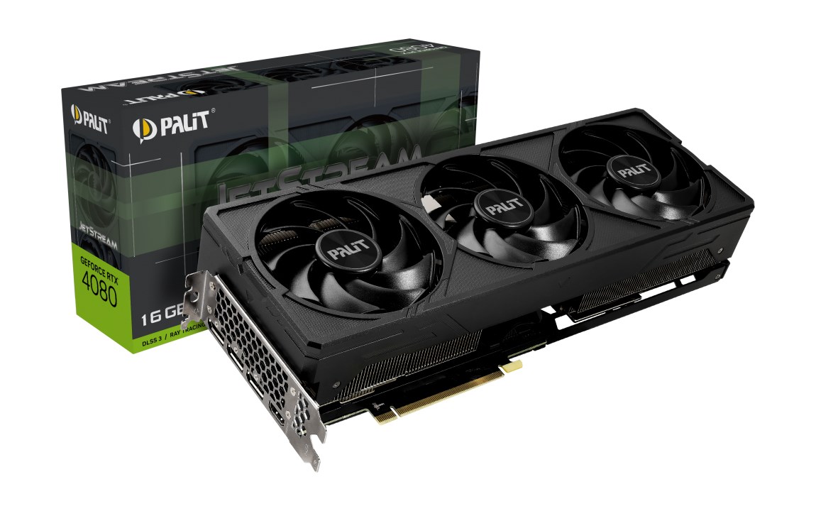 Kartë grafike PALiT NVIDIA GeForce RTX 4080, 16 GB GDDR6X, NED4080019T2-1032J