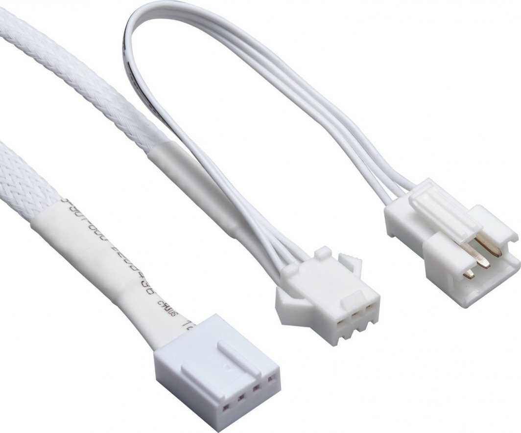 Ventilatorë PC Phanteks D30-120 D-RGB, set 3x120mm, PWM, të bardhë