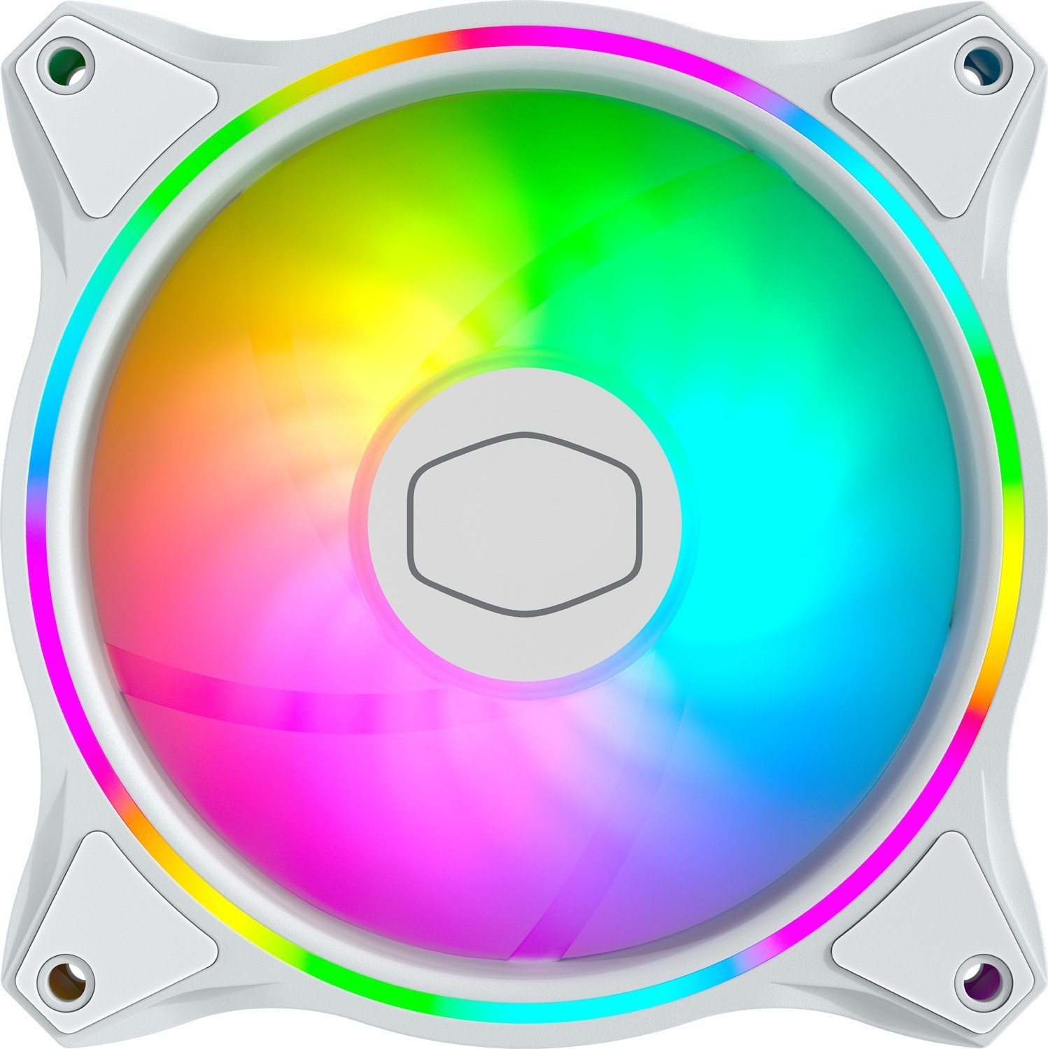 Ventilatorë PC Cooler Master MasterFan MF120 Halo, set 3 copë me hub, ARGB, 120mm, shumëngjyrësh