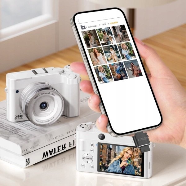 Читач на картички Tech-Protect Ultraboost, Type-C, Micro SD TF, црн