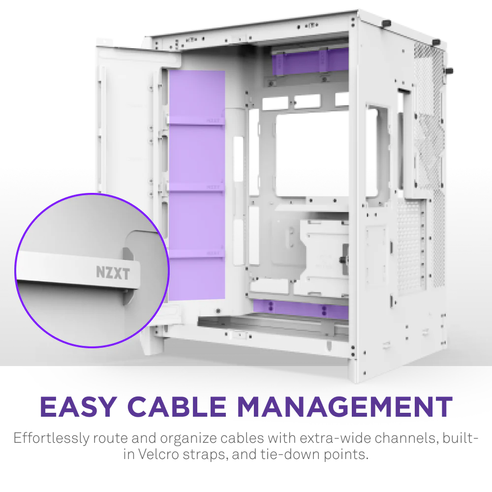 Kasë për kompjuter NYXT H9 Flow RGB+