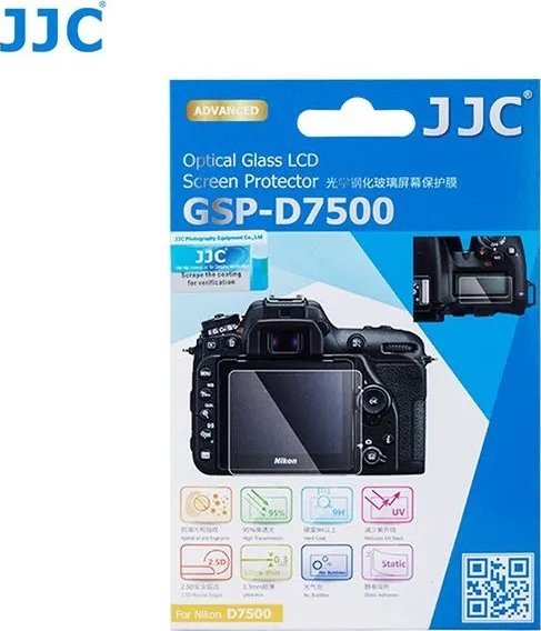 Mbrojtës ekrani JJC GSP D7500, xham optik, për Nikon D7500, transparent