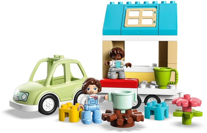 Set LEGO® DUPLO® 10986 Mobile Family House, 31 pjesë
