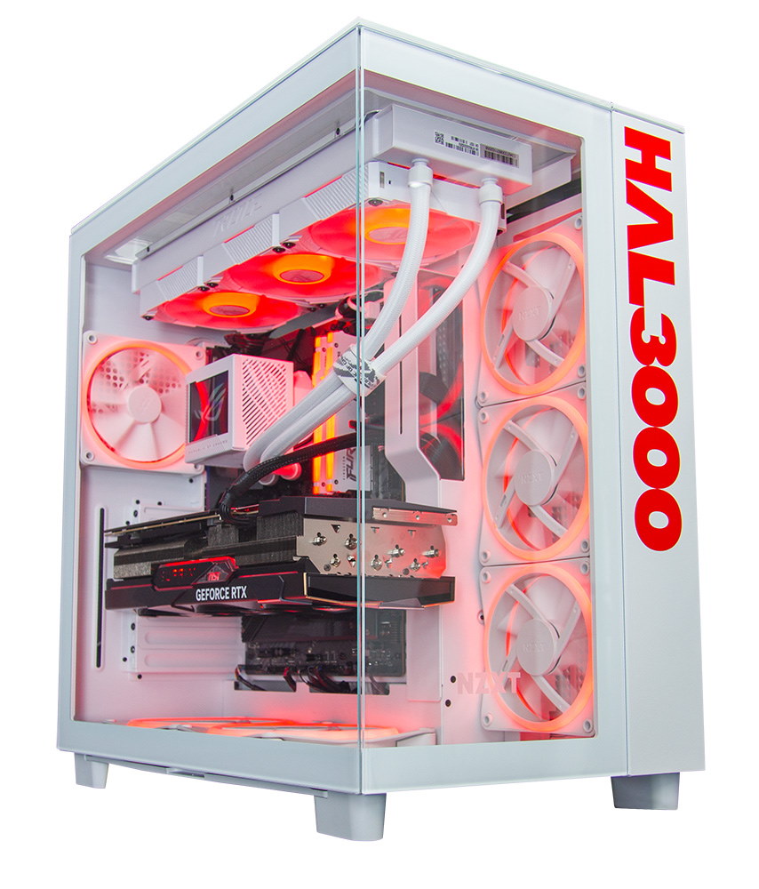 Kompjuter HAL3000 MČR 2024, Intel i9-14900KS, 64GB RAM DDR5, 4TB SSD, RTX 4090, i bardhë