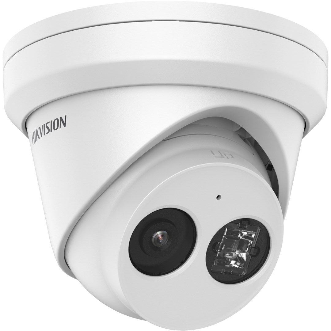 Kamerë sigurie Hikvision DS-2CD2343G2-IU, 4 MP, 2688 x 1520, me mikrofon të integruar, me detektim të lëvizjes, e bardhë