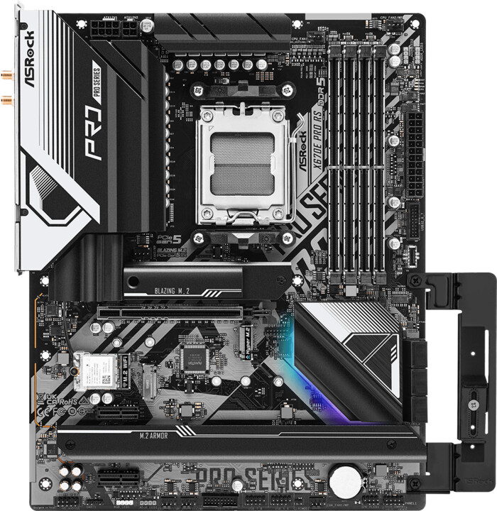 Pllakë amë ASRock X670E PRO RS - AMD X670