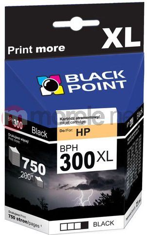 Ngjyrë printeri Black Point BPH 300 XL, e zezë