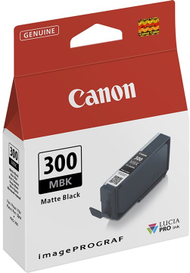 Ngjyrë Canon PFI-300MBk, e zezë pa shkëlqim