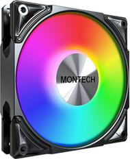 Вентилатор за куќиште Montech METAL PRO 12 ARGB PWM, 120mm, црн