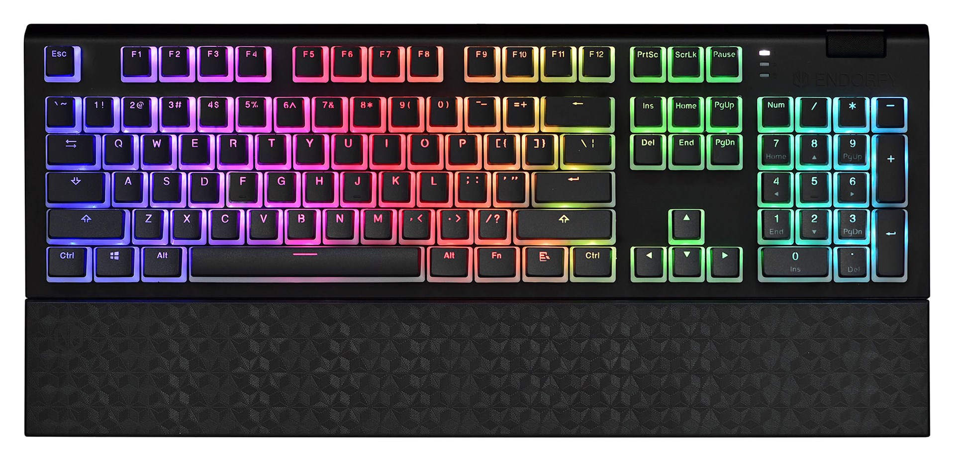 Tastierë mekanike Gaming Endorfy OMNIS PUD, USB, Kailh Blue, RGB, e zezë
