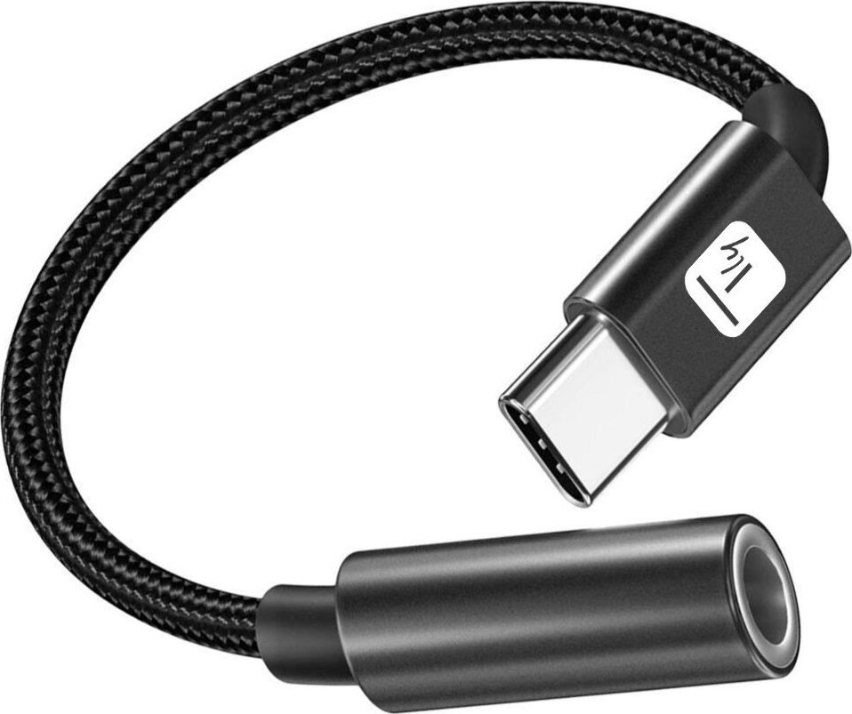 Adapter audio USB C Techly ICOC USBC DAC24J, DAC i integruar, hyrje 3.5mm, i bardhë