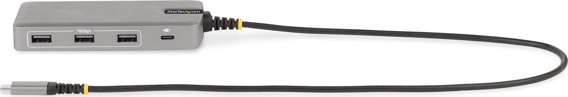 Përshtatës USB C StarTech.com Triple Monitor, 3x video 4K, Hub USB 10Gbps, 100W PD, gri