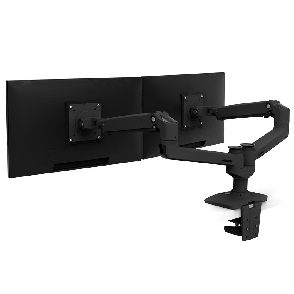 Krah montimi për dy monitorë Ergotron LX, 27", i zi 