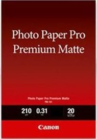 Letër fotografike Canon Pro Premium Matte PM-101, A4, 210g, 20 fletë, e bardhë