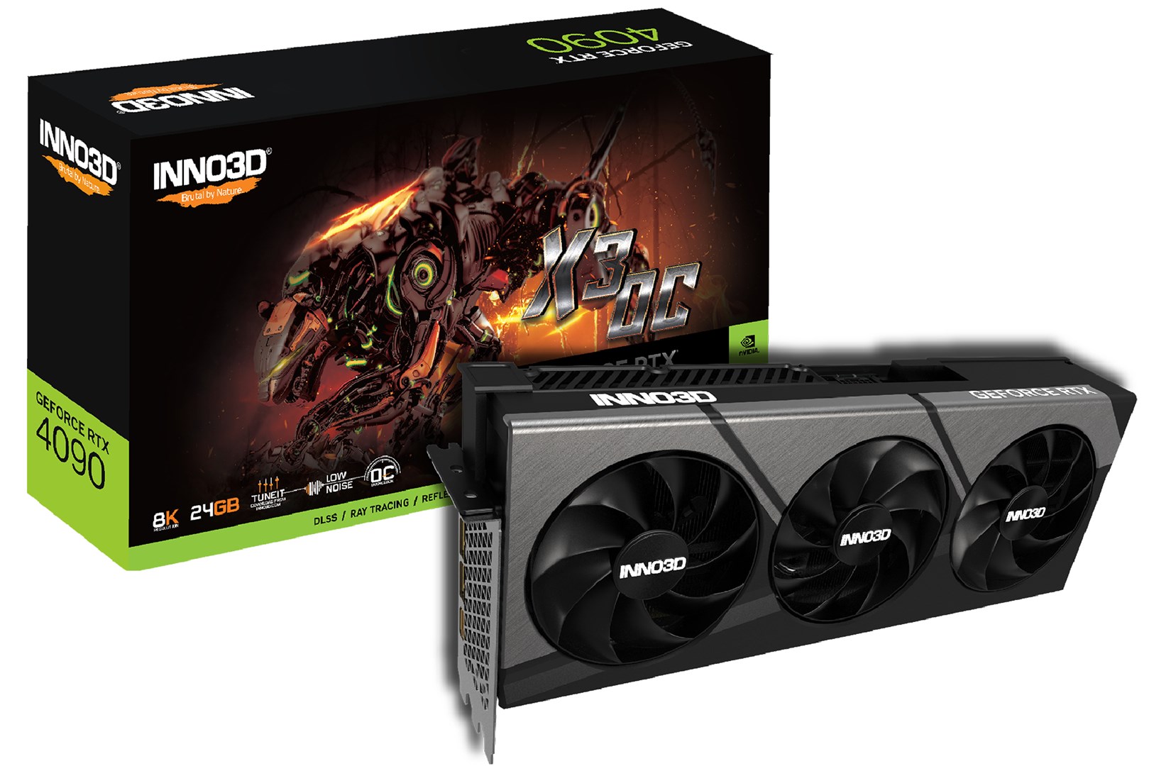 Kartë grafike Inno3D NVIDIA GeForce RTX 4090, OC, 24 GB GDDR6X