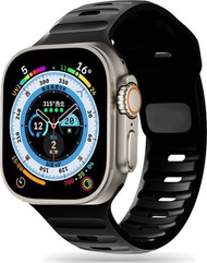 Rrip ore Tech-Protect Iconband Line për Apple Watch 4/5/6/7/SE/8/Ultra 44/45/49mm, TPU, i zi