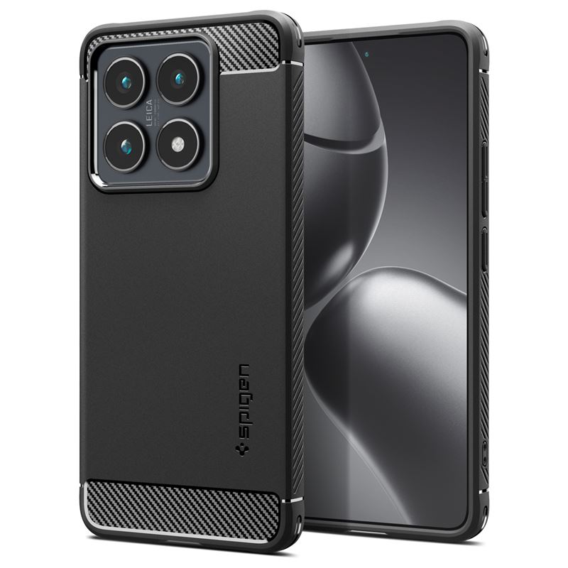 Mbrojtëse për celular Spigen Rugged Armor, për Xiaomi 14T, e zezë