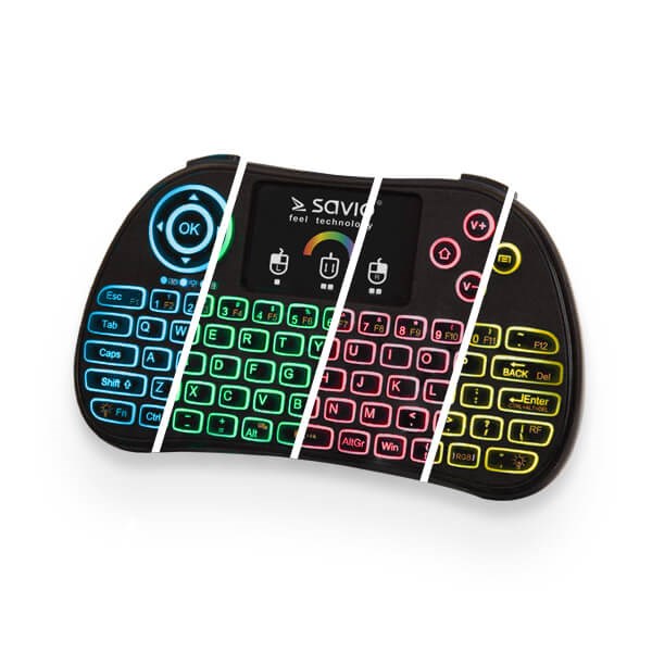 Tastierë Savio KW-03, RF Wireless, e zezë
