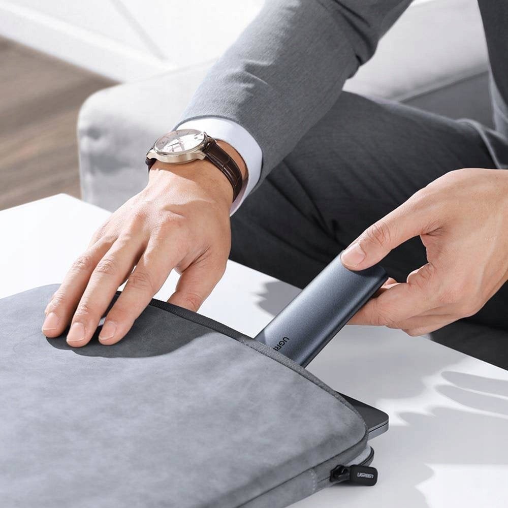 Надворешно куќиште за SSD M.2 Ugreen CM400, USB 3.2 Gen 1, до 2TB, сиво