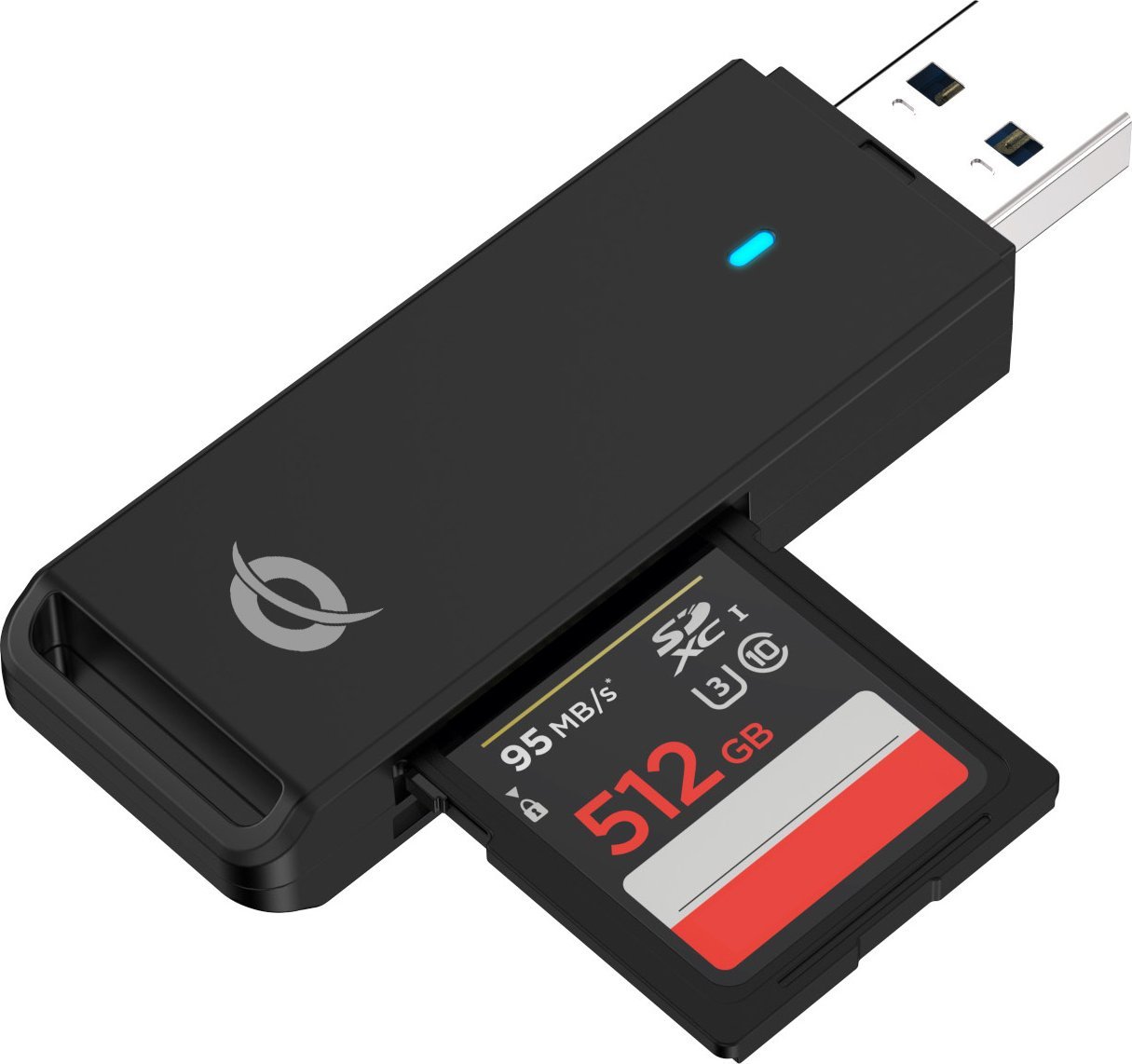 Lexues karte SD Conceptronic BIAN02B, USB 3.0, 5 Gb/s, i zi