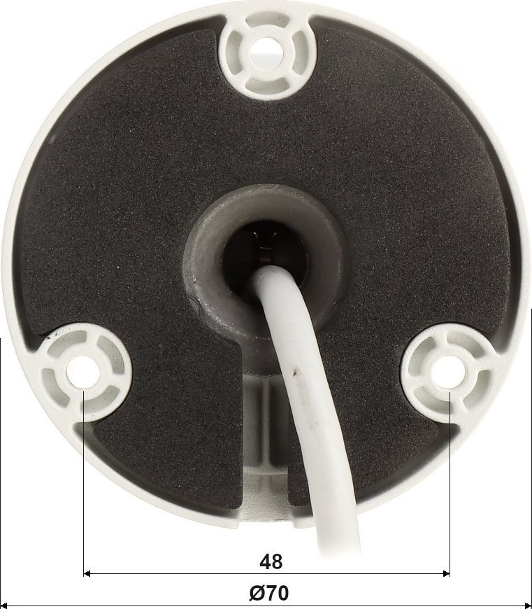 Kamerë IP Dahua IPC-HFW2249S-S-IL-0360B WizSense, Full HD 1080p, lente 3.6mm, e bardhë